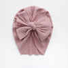 Dusty Pink Ribbed Turban